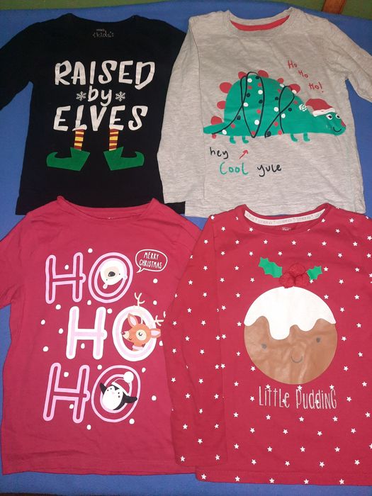 Новогодний реглан свитер платье на 5-6лет