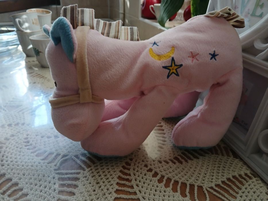 М'яка іграшка Рожева конячка