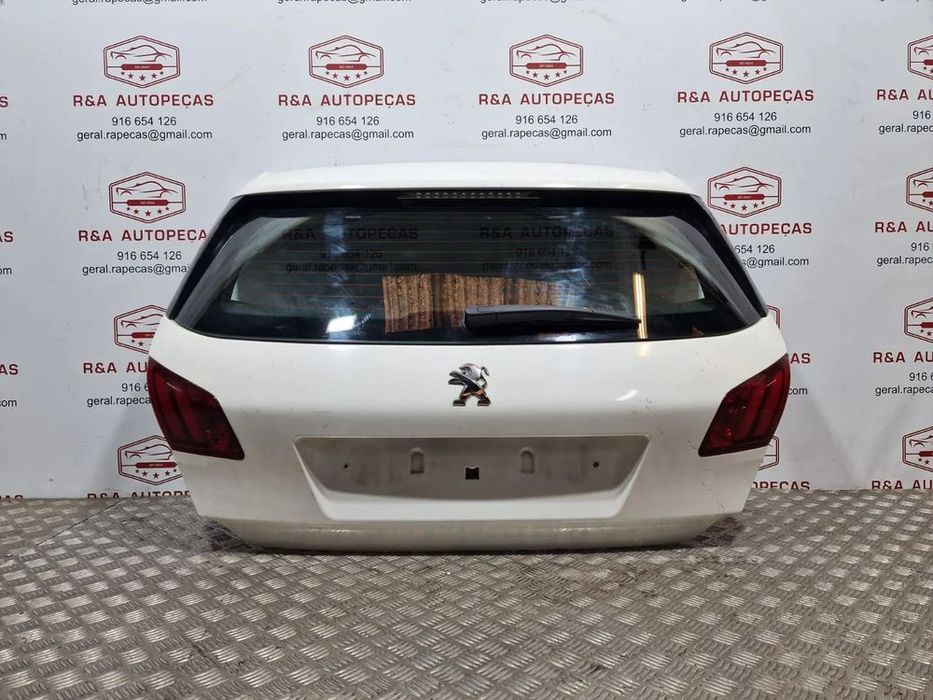 Tampa da Mala Peugeot 308 2015 carro 5 portas