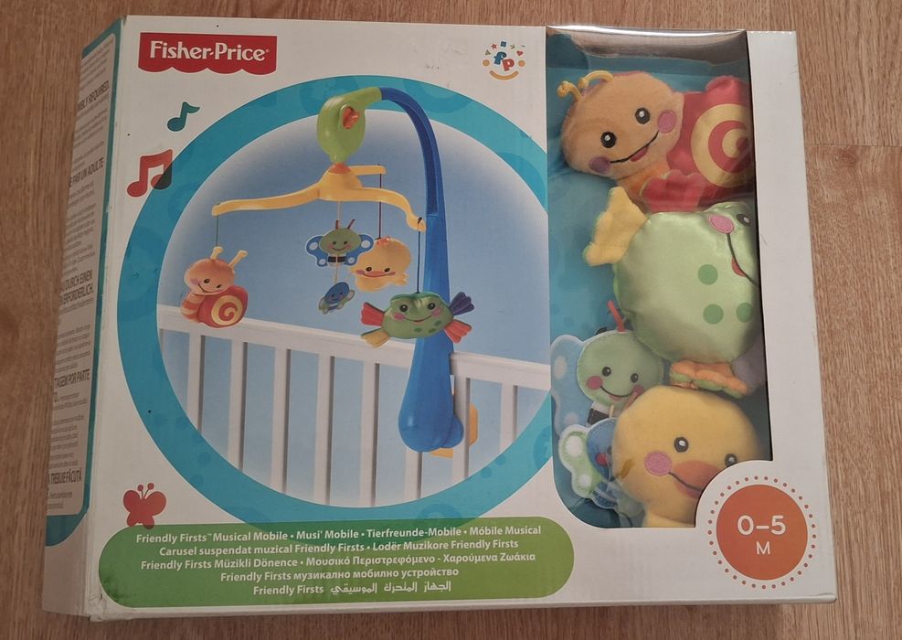 Музичний мобіль Fisher-Price Friendly Firsts