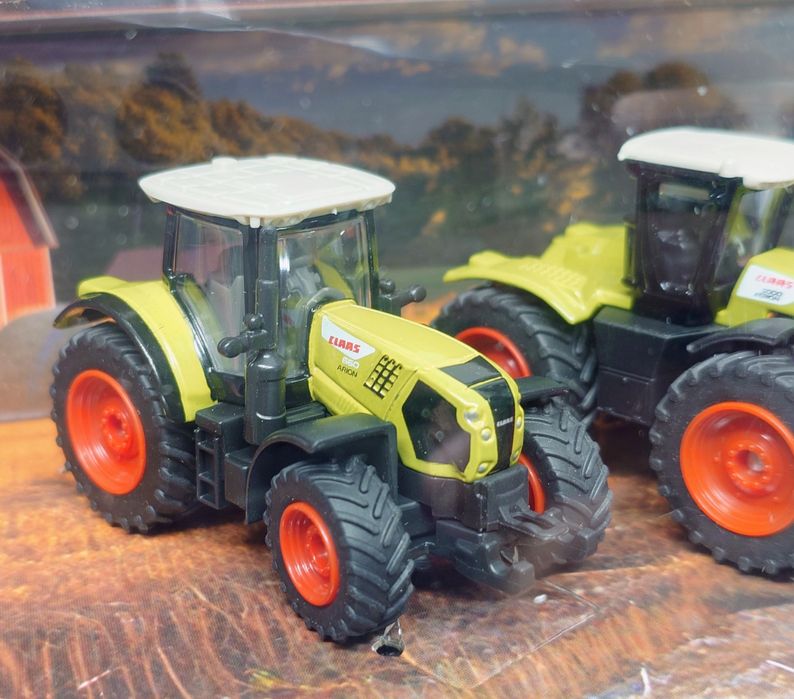 Majorette farm edition series CLAAS kombajn traktor id Buzz VW diorama resorak