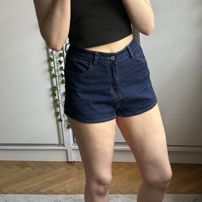 Damskie spodenki jeansowe 42 Cropp