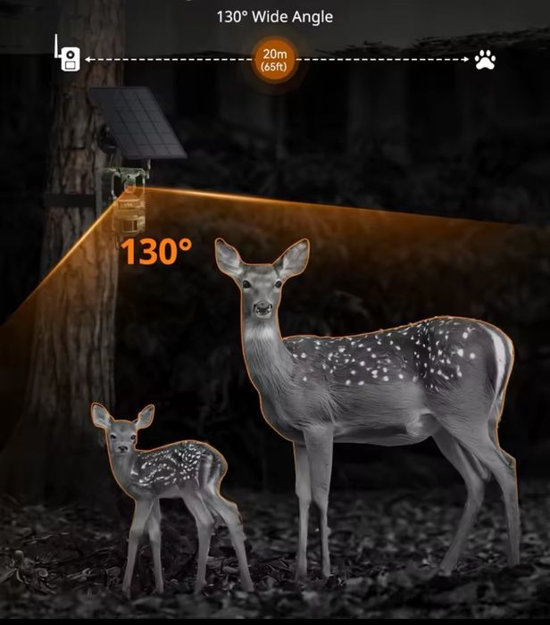 NOVAS última unidade Mini Camera de caça com painel solar