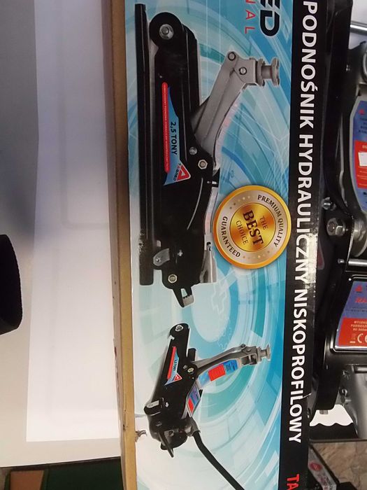 Podnośnik Samochodowy Niskoprofilowy Lewarek Żaba 2,5 T Hydrauliczny