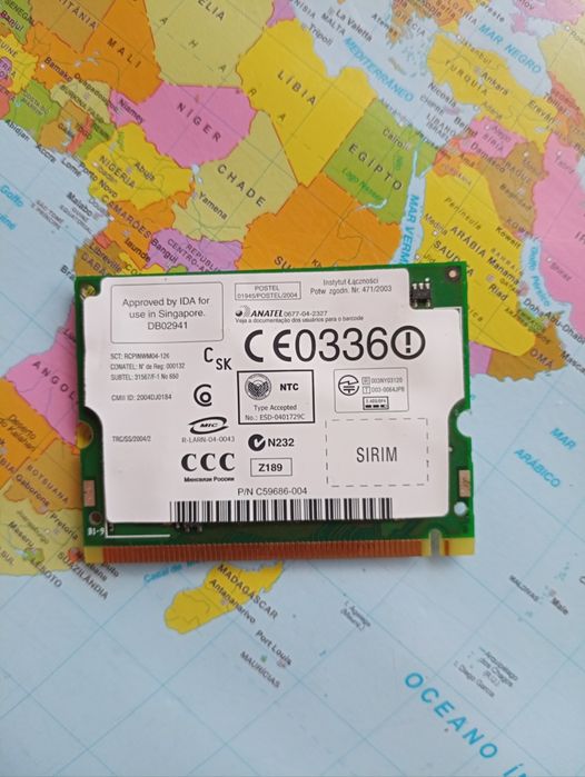 Placa de rede INTEL pro wireless 2200bg