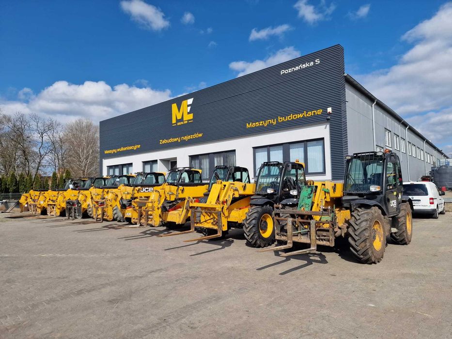 Wynajem ładowarki teleskopowej JCB, minikoparka JCB Manitou