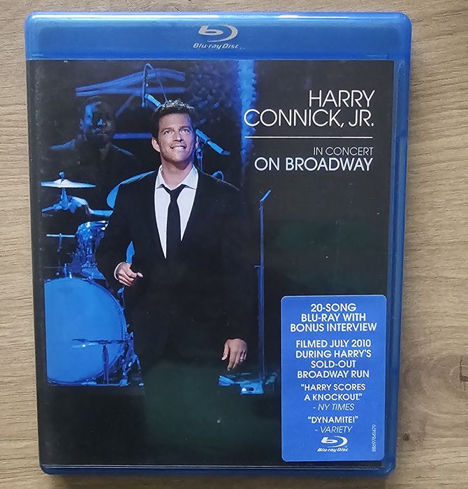 Harry Connick Jr in Concert on Broadway blu-ray.