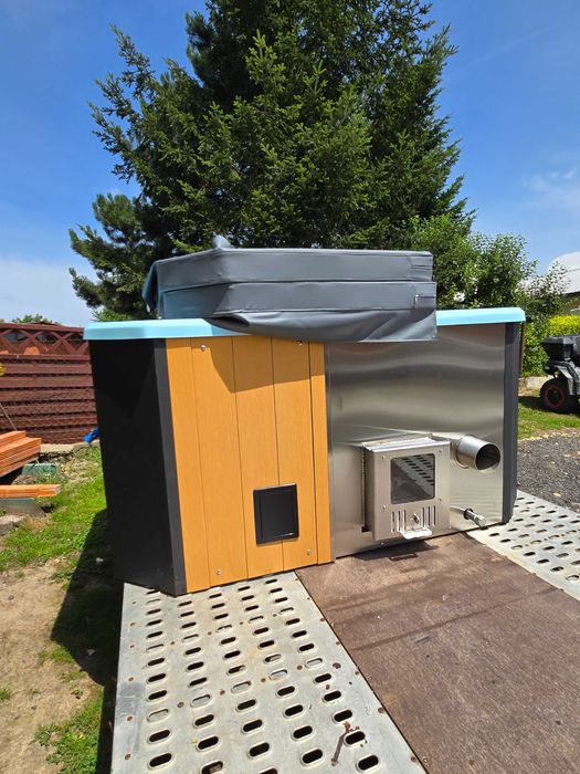 Jacuzzi wanna spa  piec na drewno