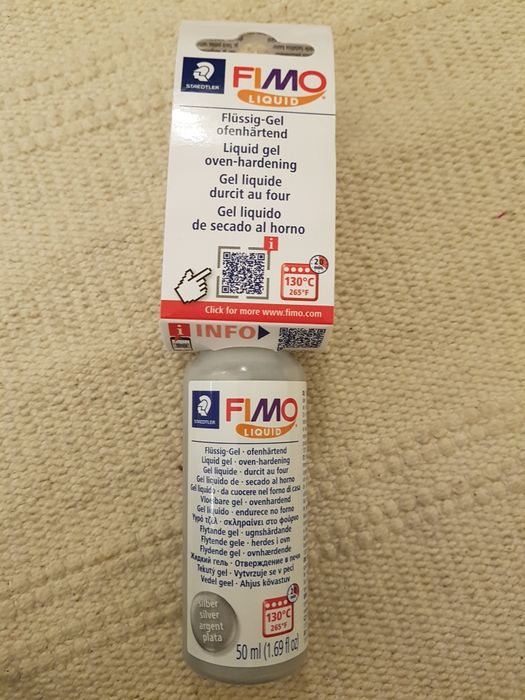 Fimo liquido prateado