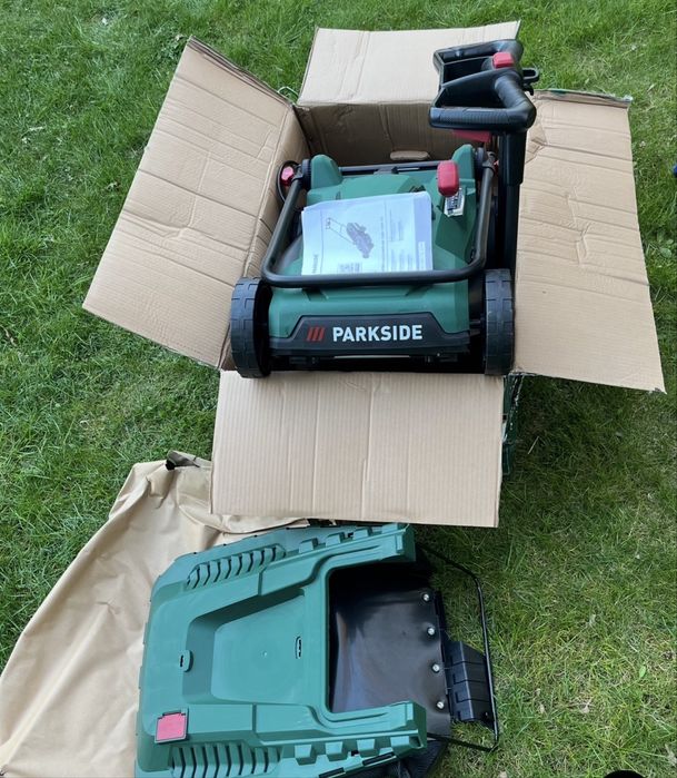 Kosiarka elektryczna Parkside PRM 1800 C3 porządna z koszem kablem