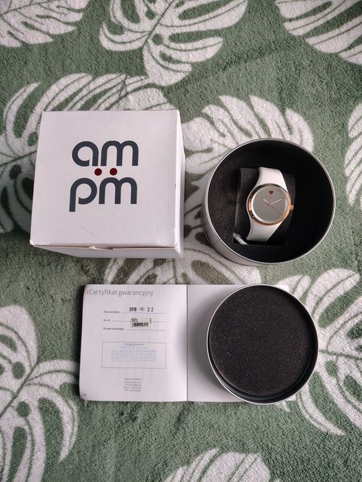 Zegarek AM PM biały