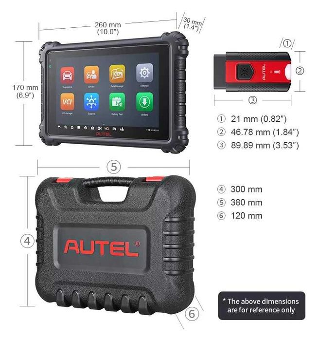 Autel MaxiCOM MK906PRO KIT Maquina Diagnóstico OBD/Codificação  (NOVO)