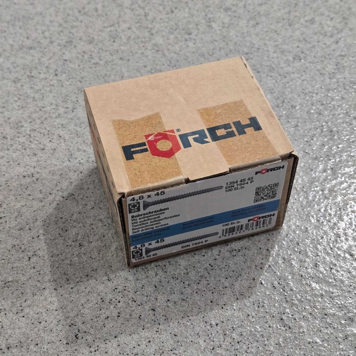 Wkręty samowiercące FORCH1354.48.45 DIN 7504 ocynk TORX25 4,8x45