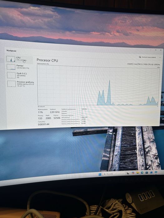 Komputer stacjonarny, gamingowy Gtx 1050 ti, i5-7400, 24gb RAMu
