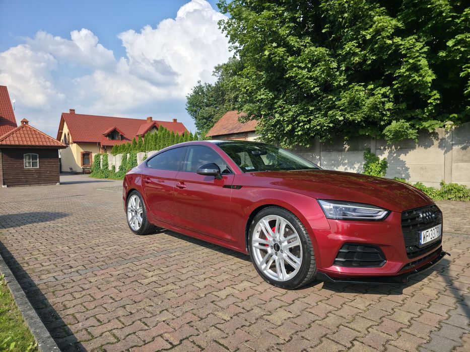 Audi A5 Sportback Audi A5 Sportback 2.0 TDI 190 KM S tronic | 2017 | Pakiet Black | Gren