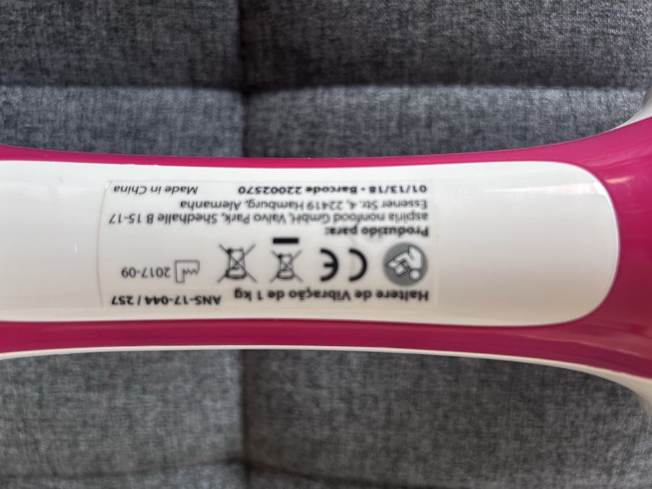 Haltere de vibracao de 1kg