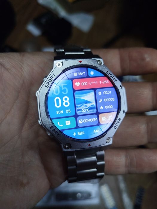 Смарт часы Ti-rex 3 MAX,GPS, NFC, AMOLED.