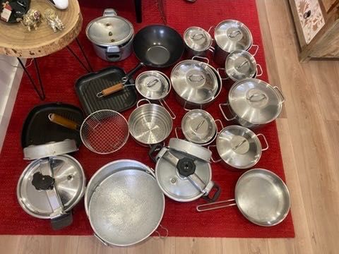 Conjunto de Cozinha: 09 Peças Silampos-Gás - Panelas, Cataplana e Wok!