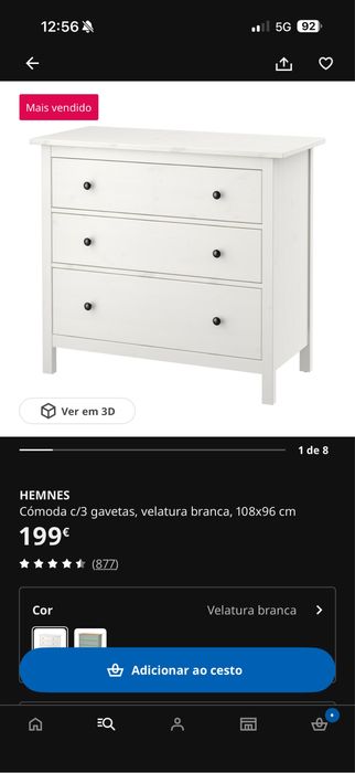 Comoda HEMNES ikea