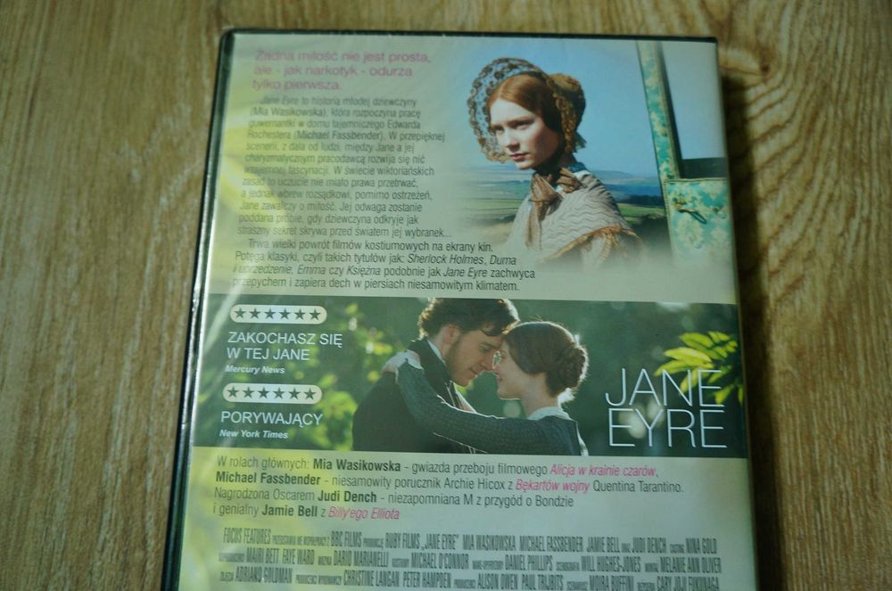 Film DVD Jane Eyre Wasikowska Fassbender Bell Dench NOWY