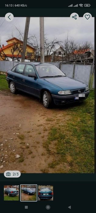 Опель астра f 95г. Автомат 1.4