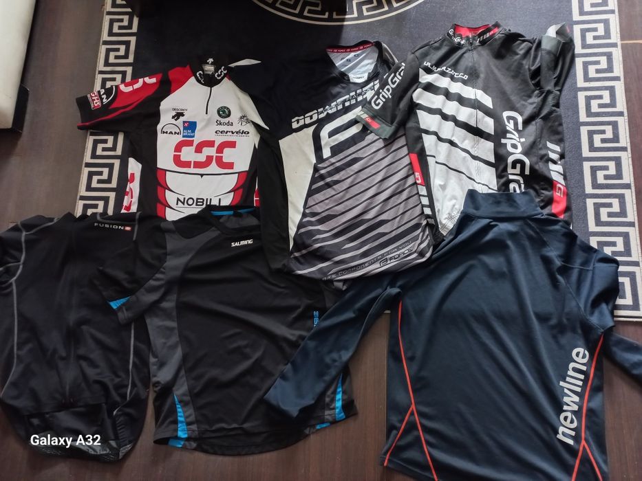 Wyczynowe-Koszulki Rowerowe.6 szt-Zestaw.