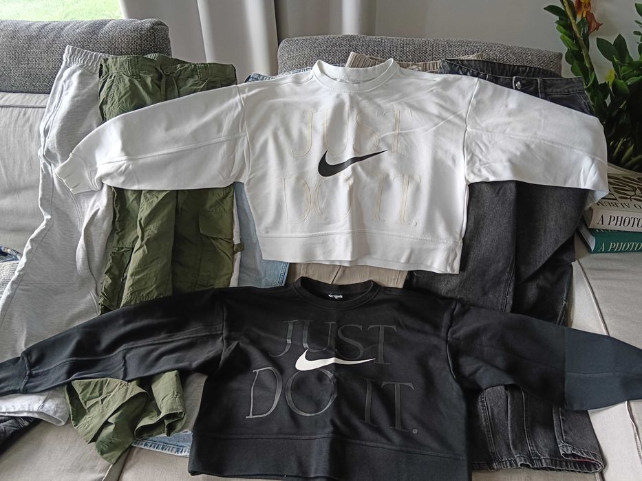 H&M  NIKE spodnie kurka jeans dresy 164
