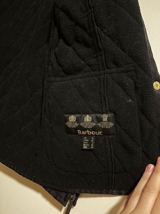 Kurtka Barbour International damska czarna pikowana 34 XS