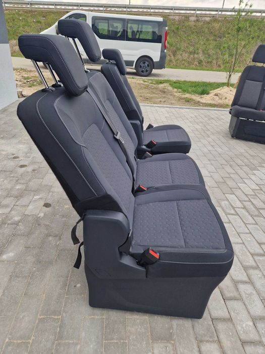 FOTELE FORD transit custom Tourneo 2024 trzeci rząd tył