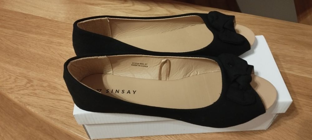 Buty baleriny materiałowe