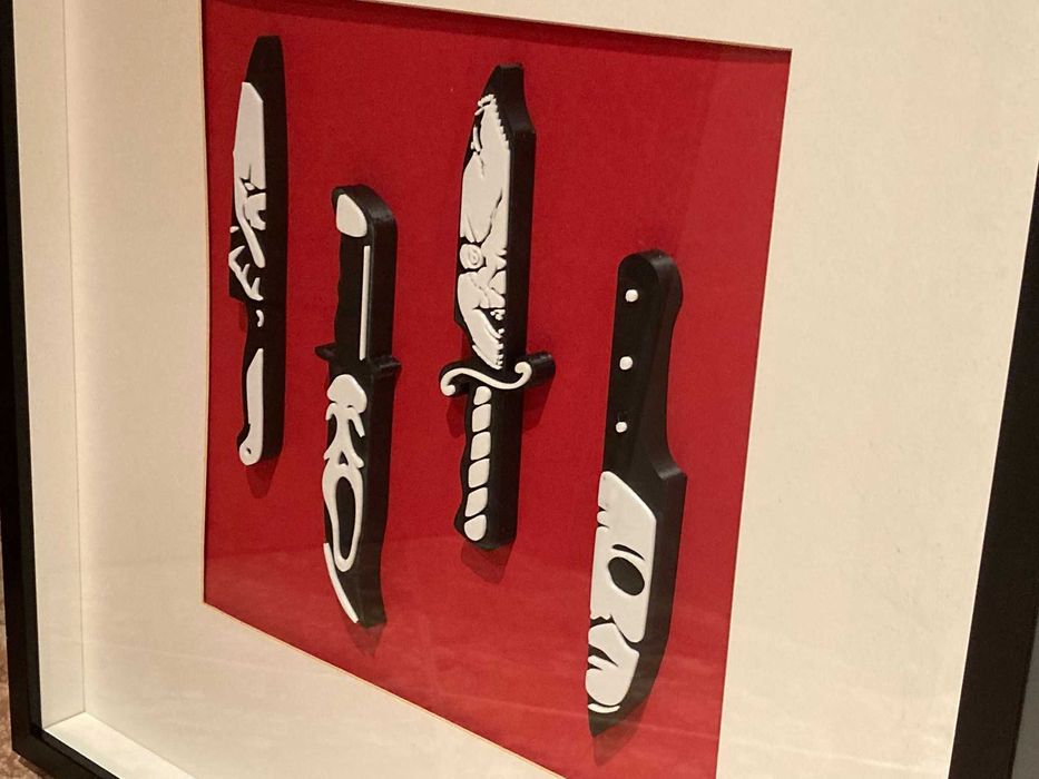 Moldura Preta com Temática de Horror
