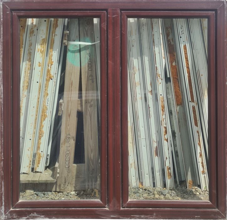 OKNA Używane 146x143 OKNO KacprzaK Plastikowe Mahoń PCV Lider Okna OLX