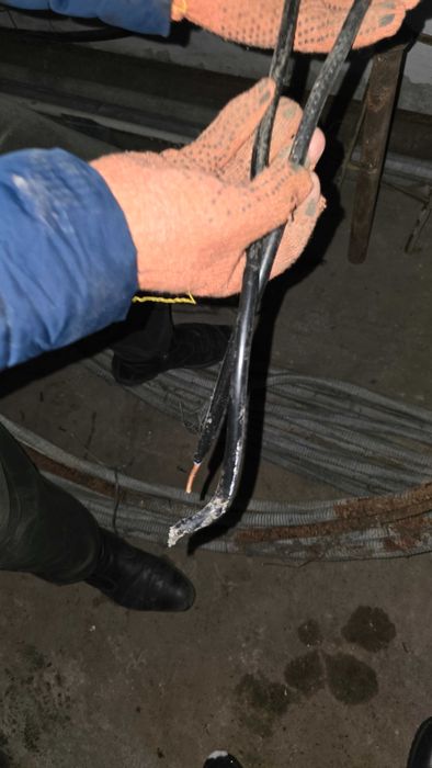 Кабель трьохжильний мідний броньований