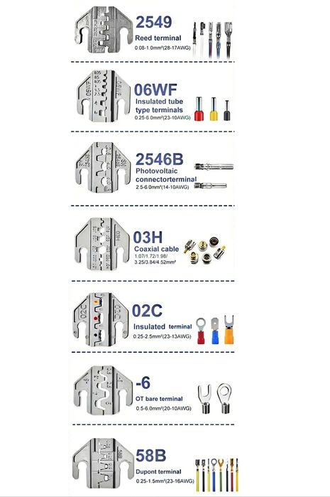 Кримпер Lion Rage, YEFYM, обжимка MC4, матриці SN-58B SN-2546B, 03H