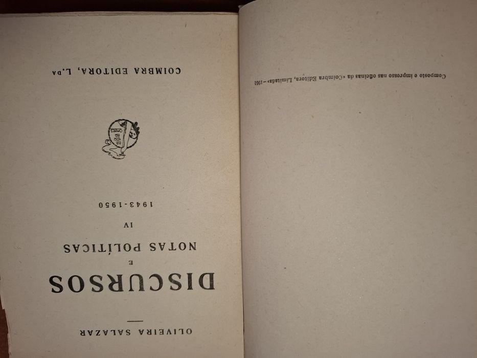 Discursos de Salazar (volumes 2, 3 e 4))