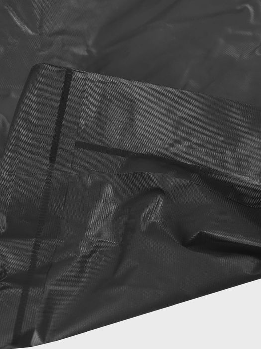 peleryna przeciwdeszczowa ponczo z kapturem vinyl czarna dominator