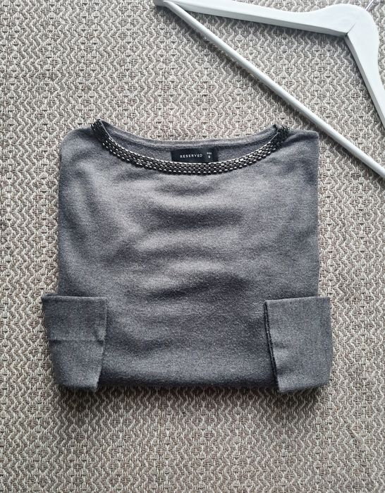 Sweterek ze zdobieniem Reserved S/36