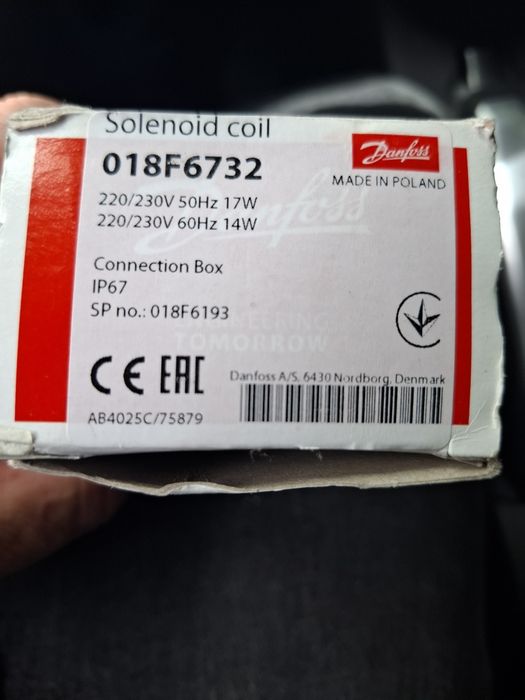 Продам Solenoid coil 018F6732