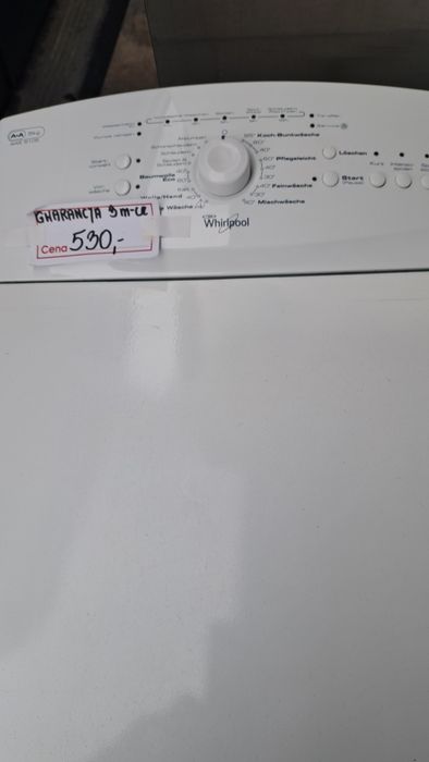 Pralki z wsadem od góry.