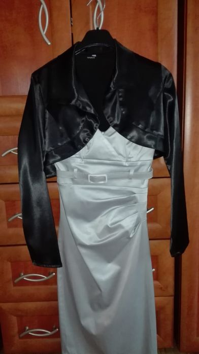 Dwie sukienki+bolerko, R. 34/36