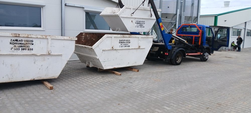 Kontener na odpady śmieci gruz ziemia Gorzów  Skwierzyna  okolice