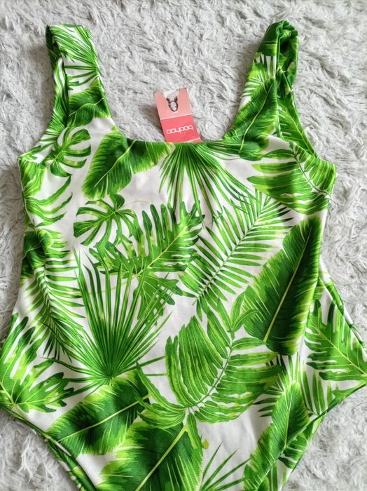 Boohoo strój kąpielowy liście monsteryML