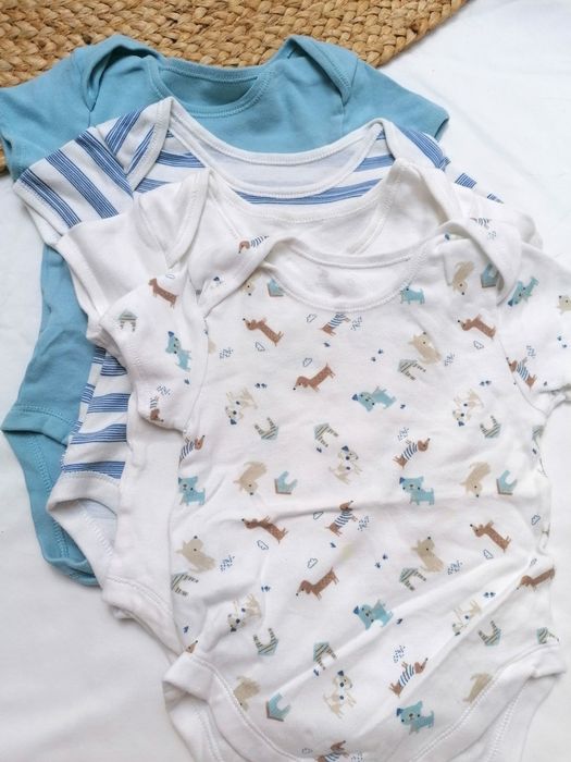 Pack de 4 Bodies de Bebé (tema cãezinhos)