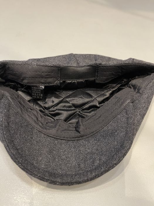 Szara czapka z daszkiem kaszkiet rozmiar L/LX