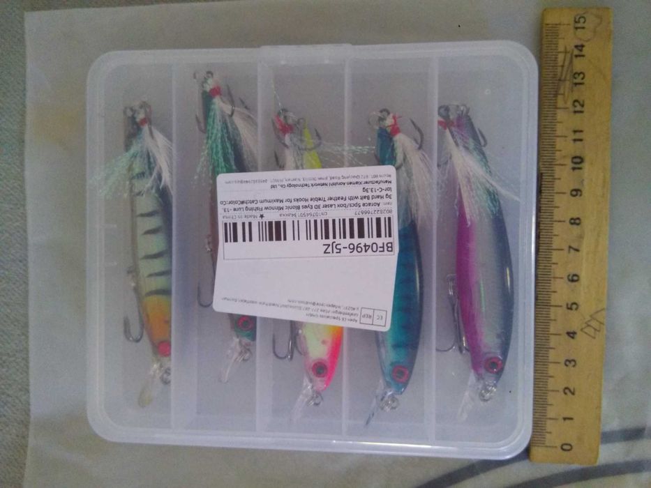 Набір воблерів, набор воблеров, воблер, блесна, блешня,