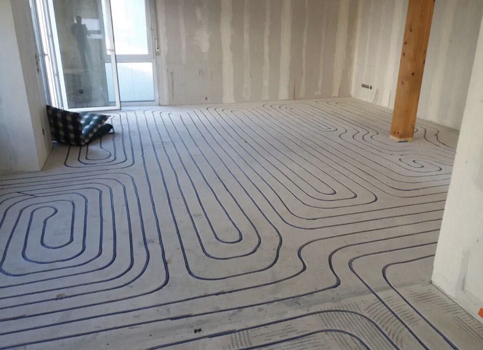 Frezowanie pod ogrzewanie podłogowe ogrzewanie frezowane