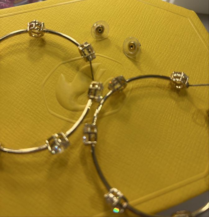 Oryginalne nowe kolczyki Swarovski okazja