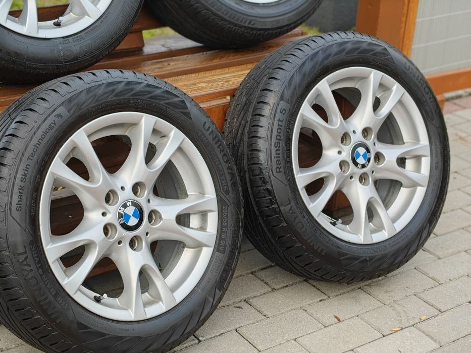 Komplet kół do Bmw 5x120, 205/55/16 (Bmw E46, E87, E90, E36) Seria 3/Seria 1 (Felgi/koła)