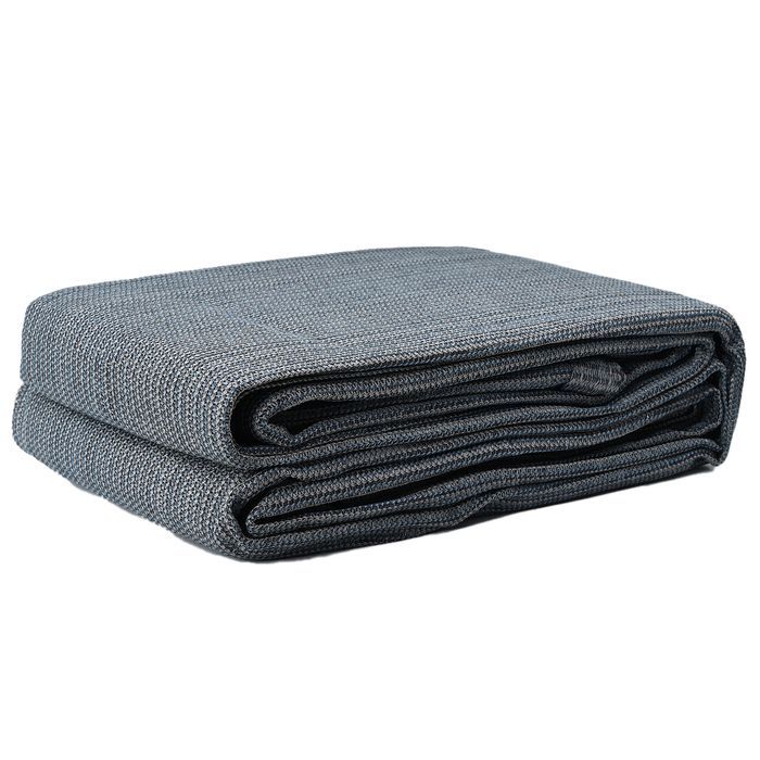 Mata namiotowa Niebiesko-szary Syntetyczne włókno 250 x 550 cm