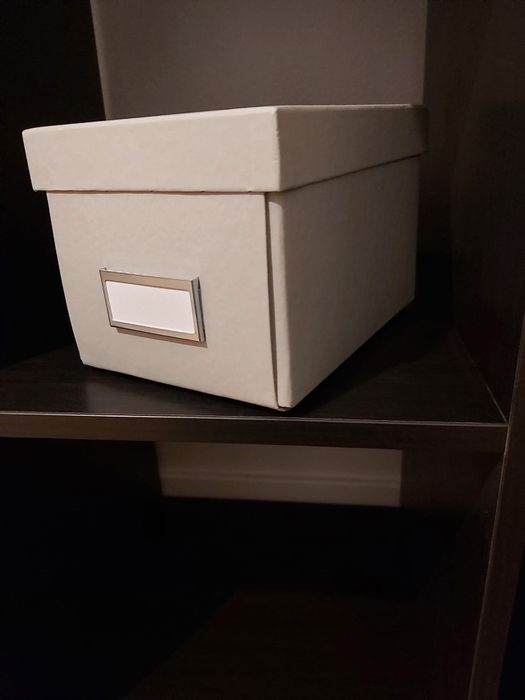 Caixa arquivo cartão